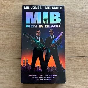 Men in black movie on vhs tape